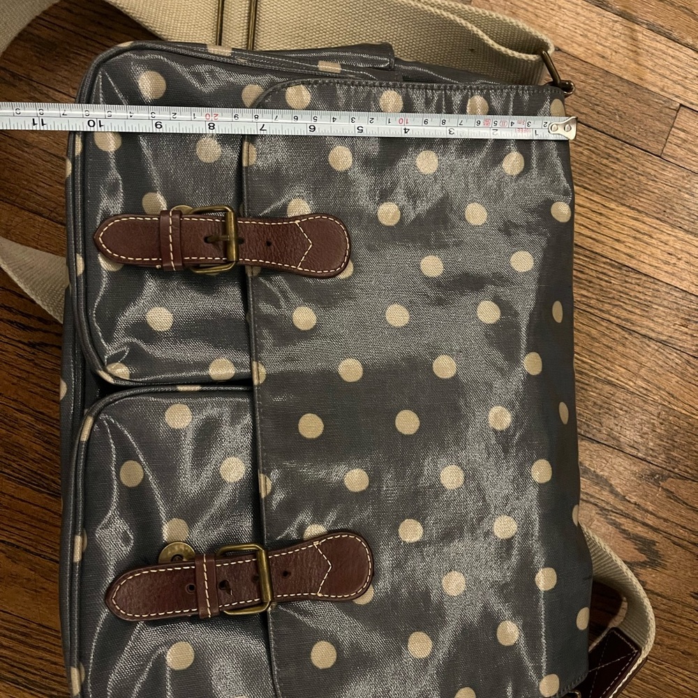 Cath Kidston Gray Polka Dot Crossbody Bag - Picture 8 of 9